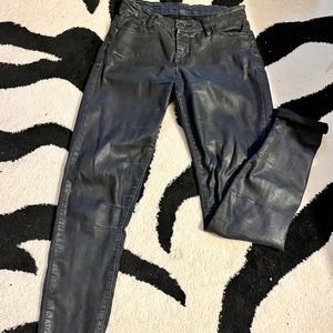 Faux leather black jeans from BLANK NYC